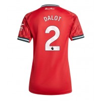 Stroje piłkarskie Manchester United Diogo Dalot #2 Koszulka Podstawowej dla damskie 2025-26 Krótki Rękaw